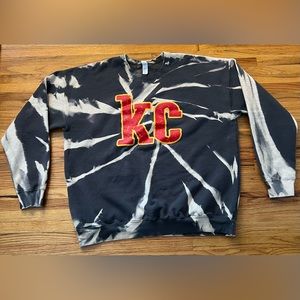 Kansas City Tie-Dye Crew Neck Sweatshirt